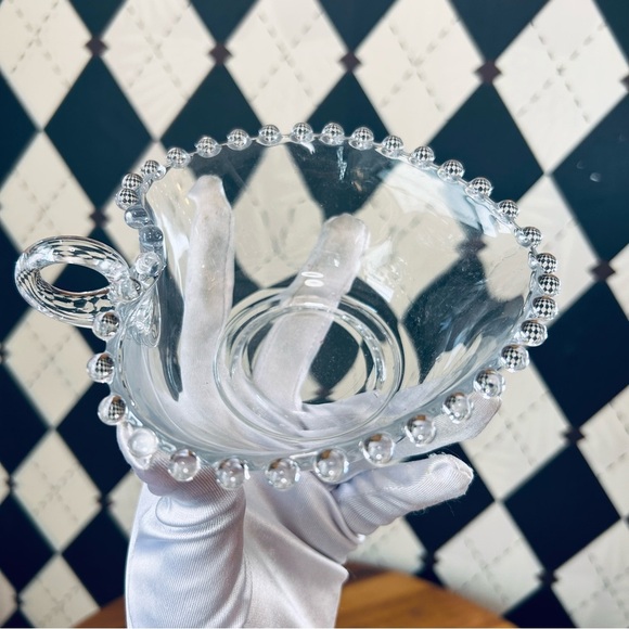 Imperial Glass Candlewick Heart-Shaped Dish - Picture 8 of 9